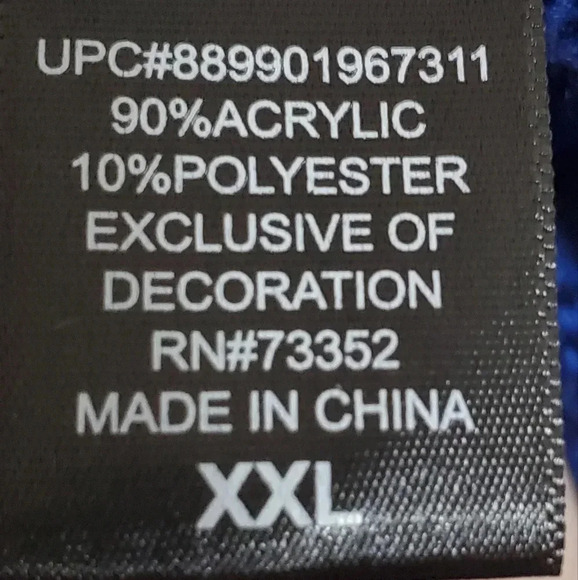 United States Christmas Sweater Penguins Trees Sequins Long Snow Presents XXL - Picture 9 of 9